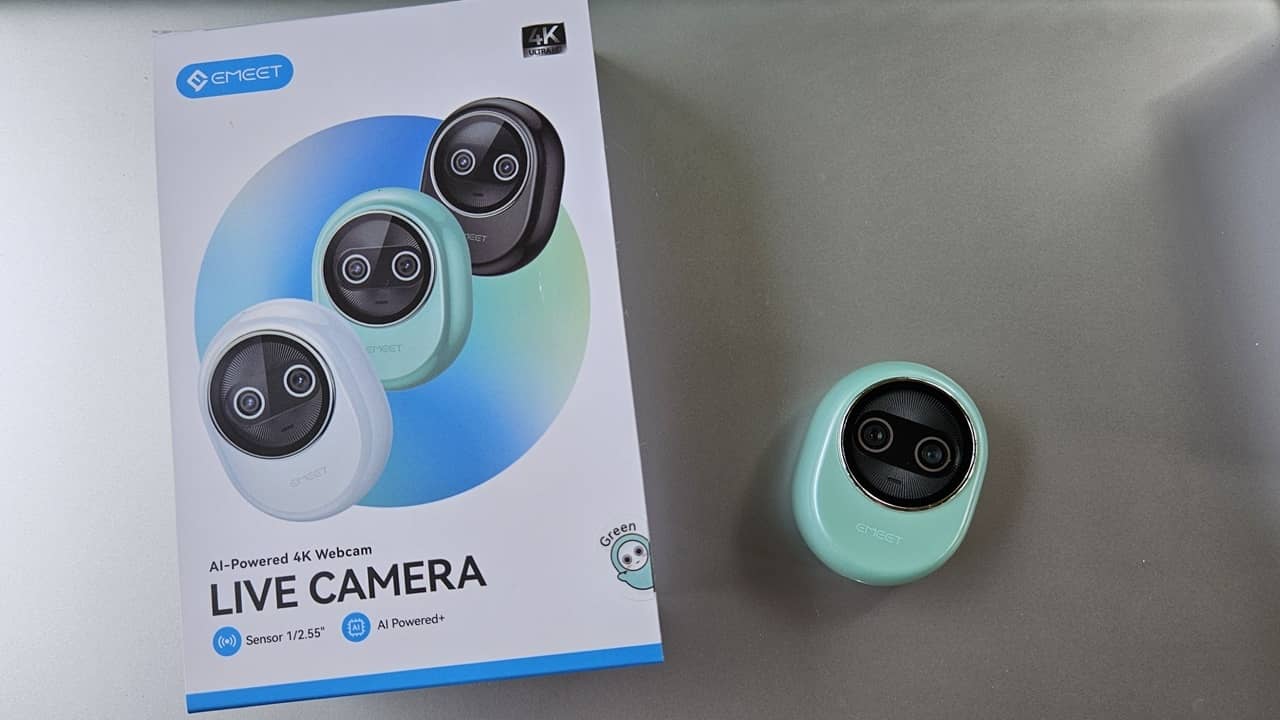 The Adorable EMEET Piko+ Webcam Delivers on AI Powered 4K Footage