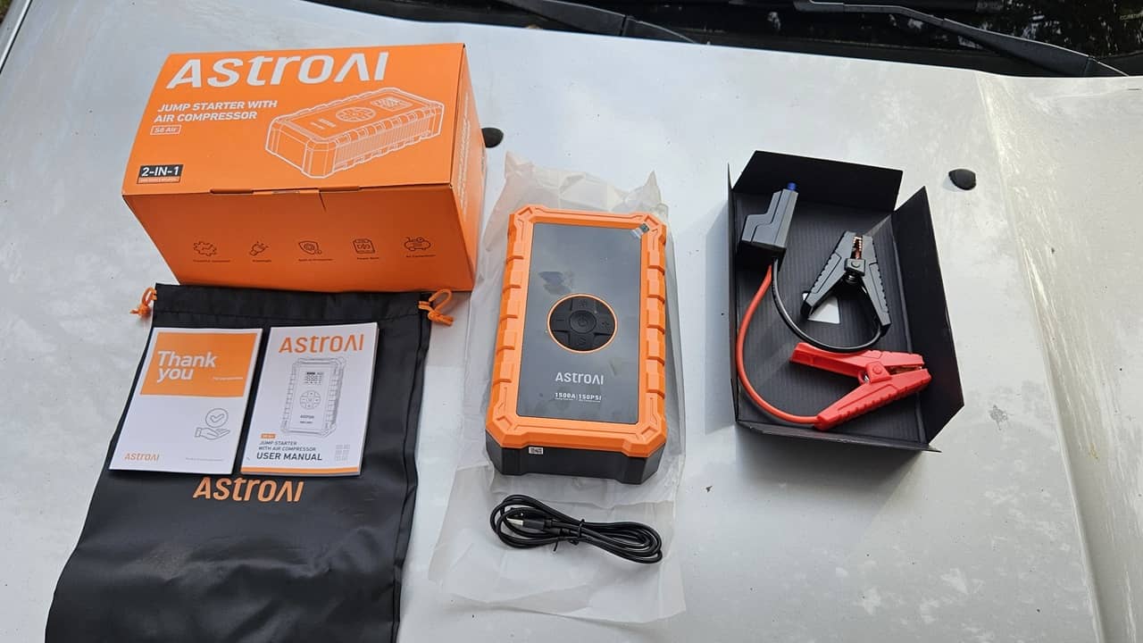 Every Car Needs the AstroAI S8 Air Jump Starter with Air Compressor