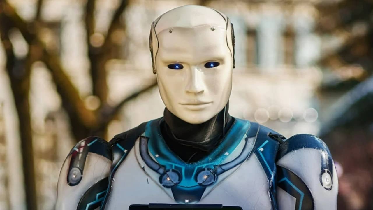 Humanoid robot.