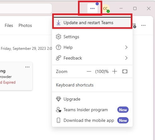How To Avoid Microsoft Blocking Teams On Desktop Update Menu