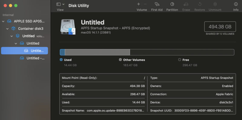 macOS Disk Utility