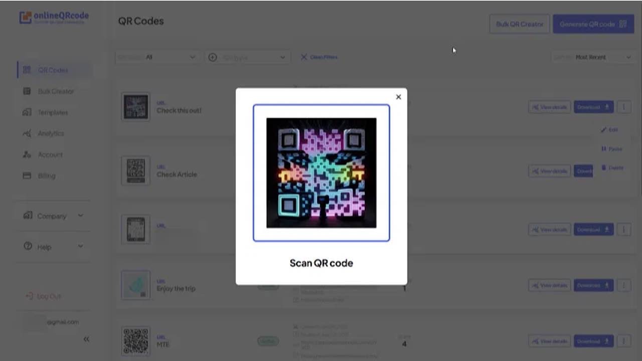 OnlineQRCode: Simple Way to Design and Generate QR Codes
