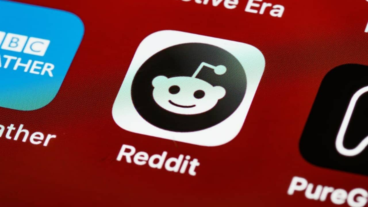 Reddit app on phone.