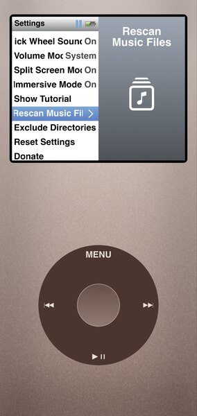 Rescan Music Files