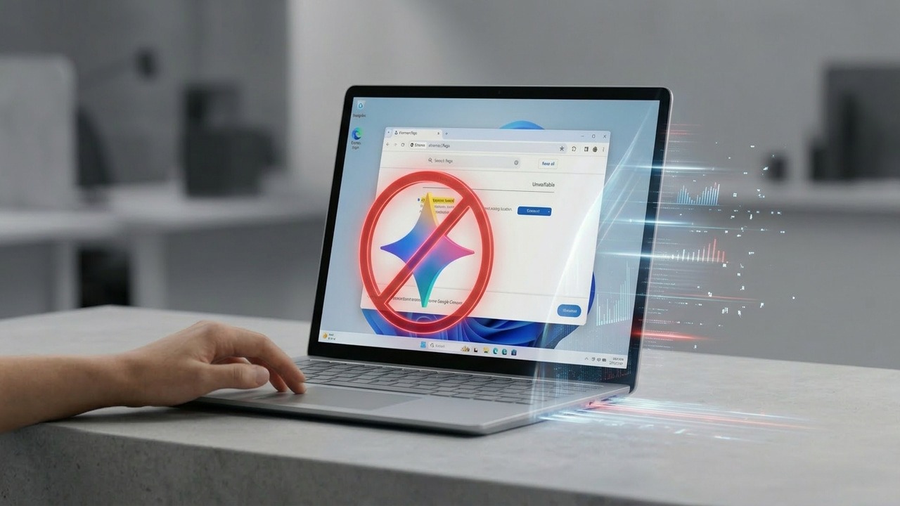 Stop Chrome from Auto-Downloading Gemini Nano in Windows