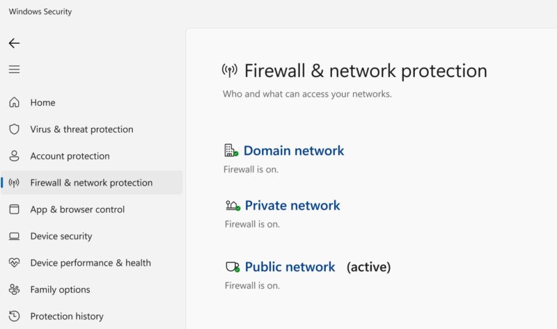Windows Firewall