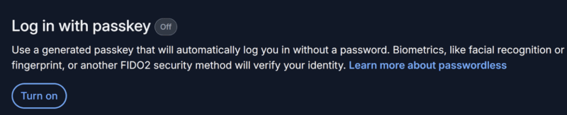 Bitwarden Passkey
