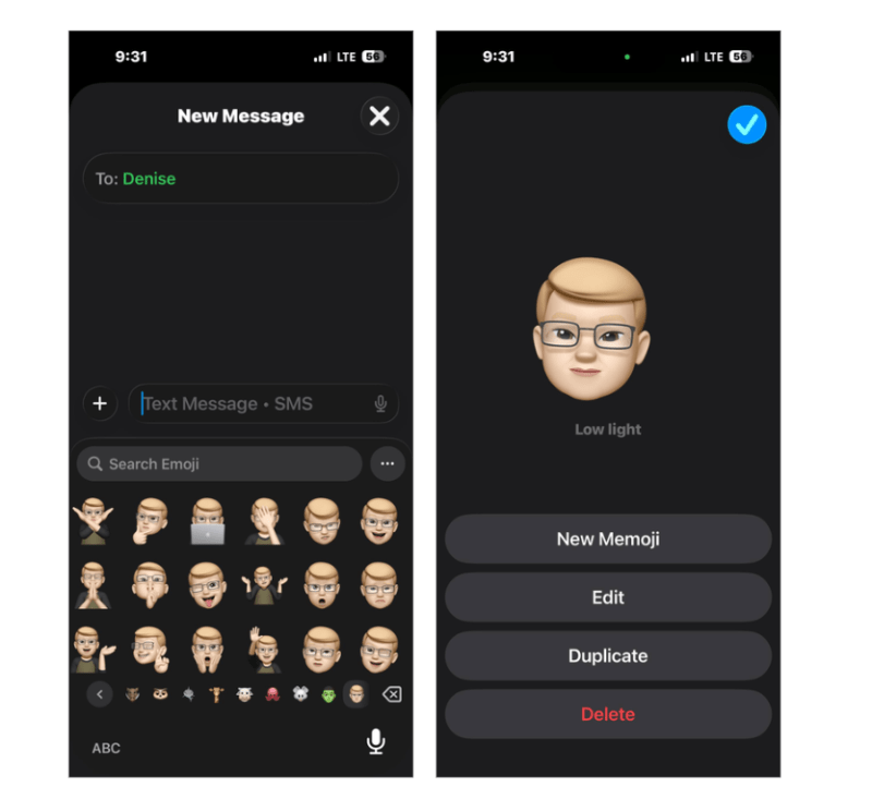 Edit Sticker Memoji