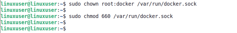 Fix Docker Socket Issues
