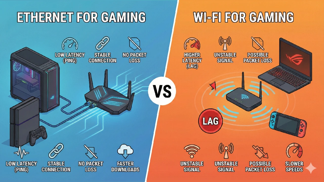 Ethernet vs. Wi-Fi in Gaming: Is There a Real Difference?
